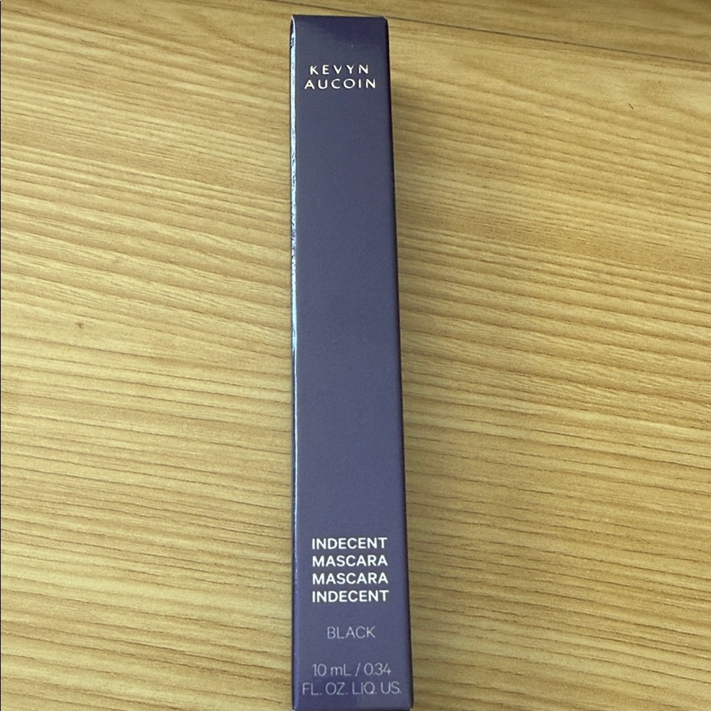 Kevyn Aucoin Indecent Mascara in BLACK .34oz /10mL Full Size - NEW IN BOX**